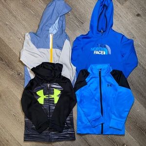 Brand name zip ups!